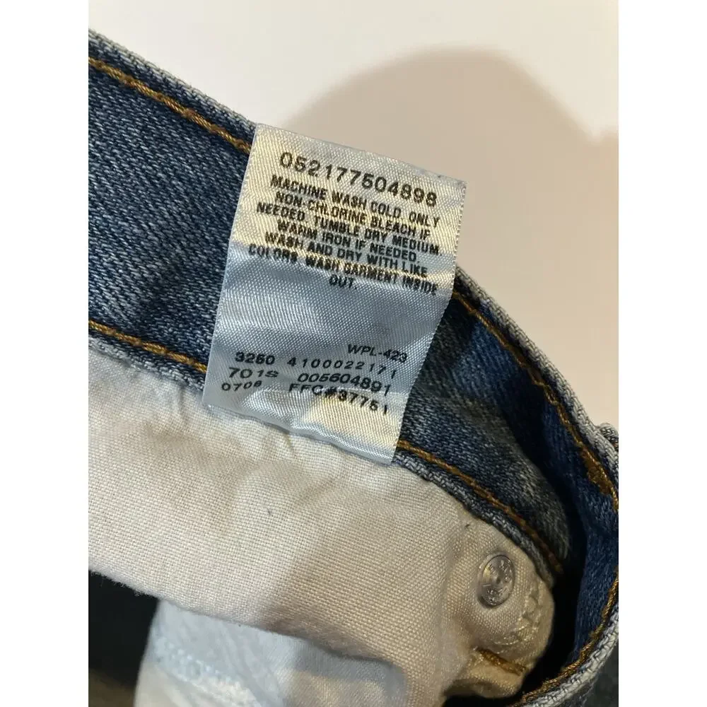 Levi's 560 Mens 44x30 (Fits 42x29) Comfort Fit Medium Wash 100% Cotton Jeans Y2K